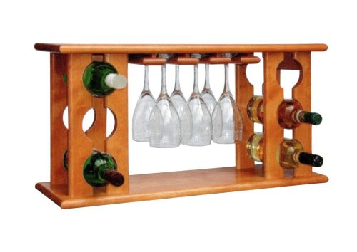 Dřevěný minibar na víno 8068D